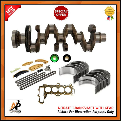 Crankshaft with Engine Rebuild Kit for Jaguar Land Rover 2.0D (204DTD) ()