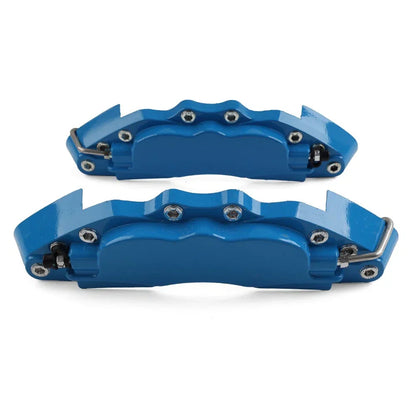 Medium Metal Auto Disc Brake Caliper Cover Set  Blue for Universal