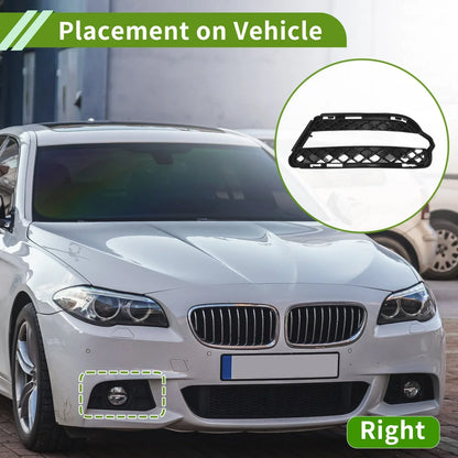 Front Right Fog Light Grill for Mercedes Benz S-Class (2006-2013) Black