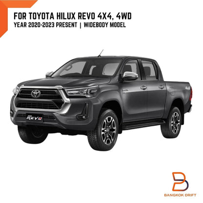 5" Rocco Silver Fender Flares for Toyota Hilux Revo (2020-2023)