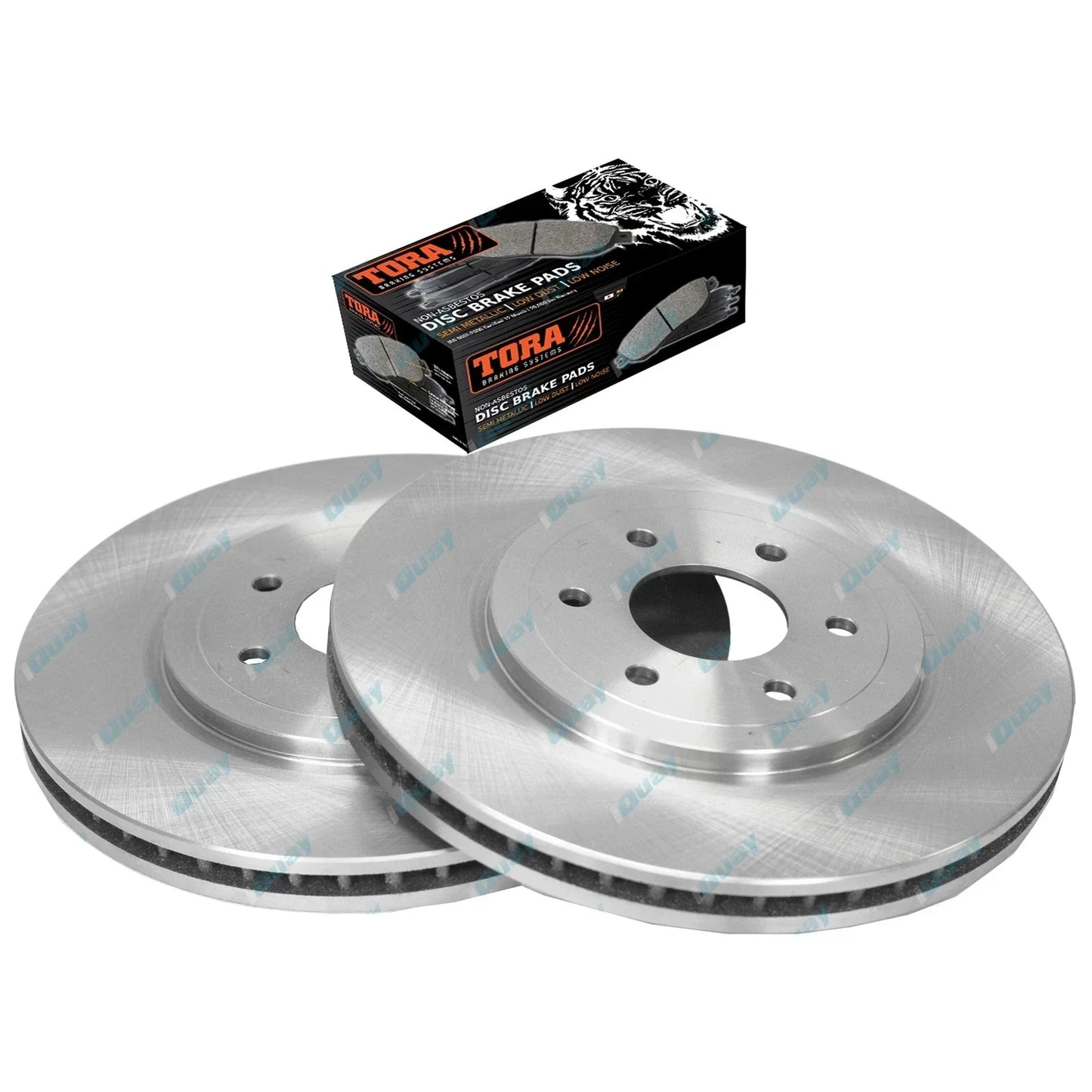 Front Brake Rotors & Tora Pads for Nissan Dualis J10 4cyl 2.0L MR20DE 2010~2016
