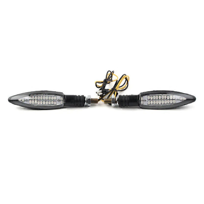 30 x LED 8MM Motorcycle Turn Signal Light Indicators Blinkers Amber Universal