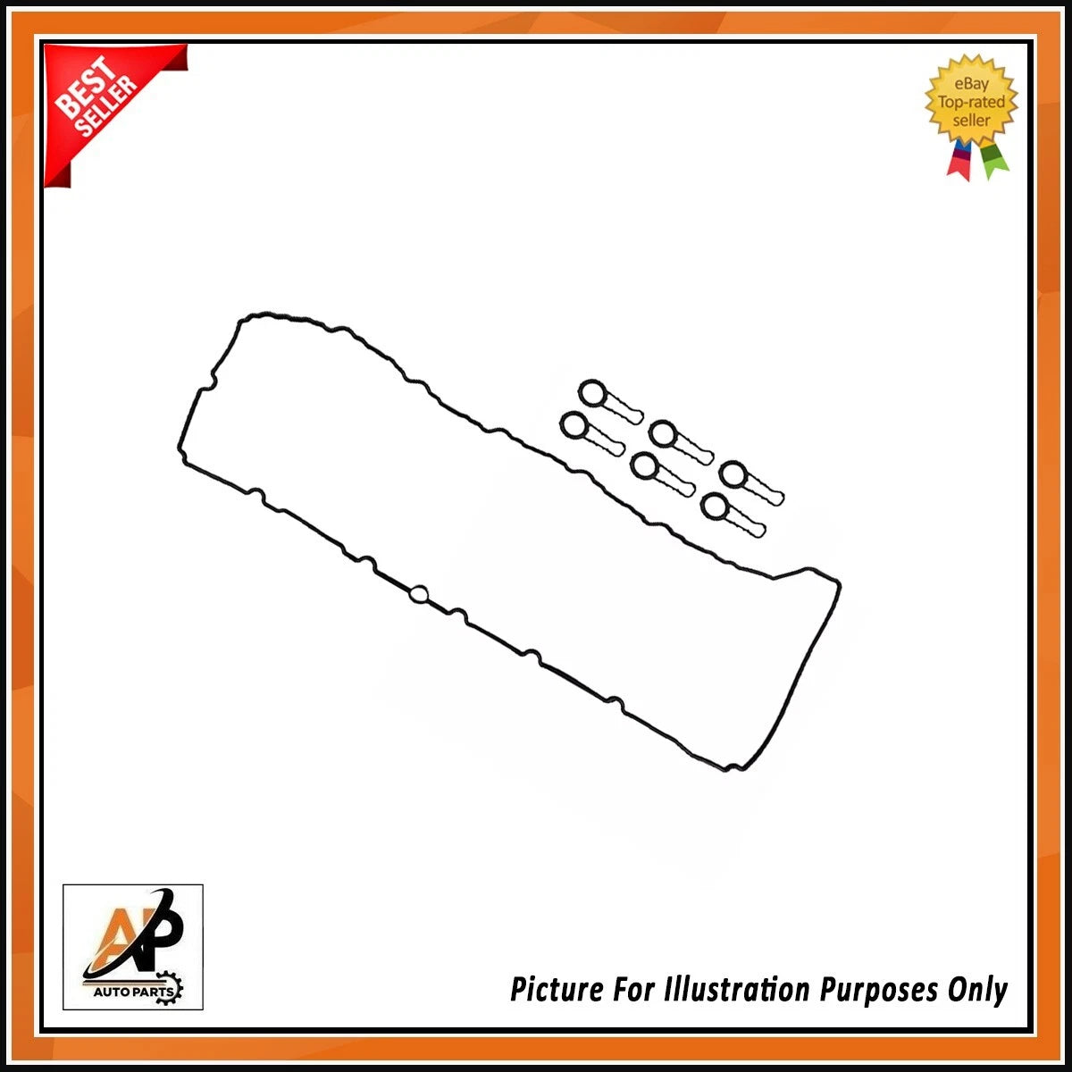 Engine Rocker Cover Gasket Replacement for BMW X3 X4 X5 3.0 xDrive (2014–2018)