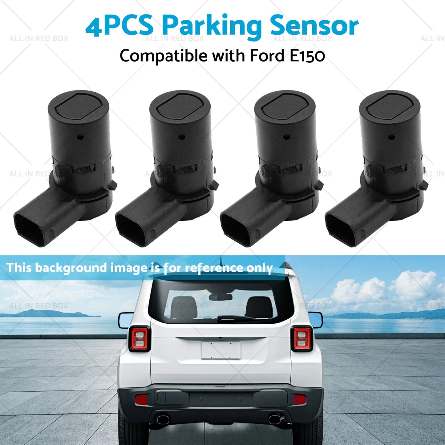 4PCS Parking Assist Sensors for Ford E150 E250 Escape (2001-2014)