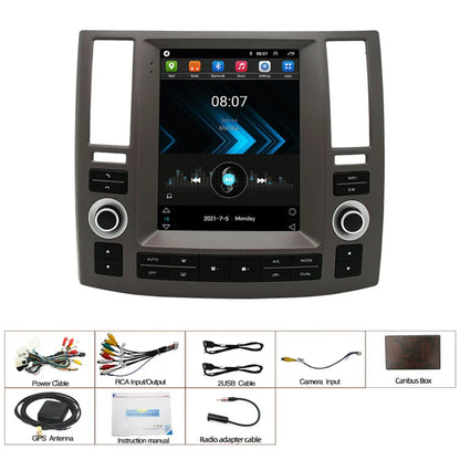 9.7'' Carplay Stereo Radio GPS for Infiniti FX35 FX45 (2006-2008)