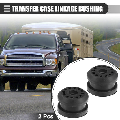 Transfer Case Linkage Bushing for Dodge Ram Rubber 2 x 52105555AA Black