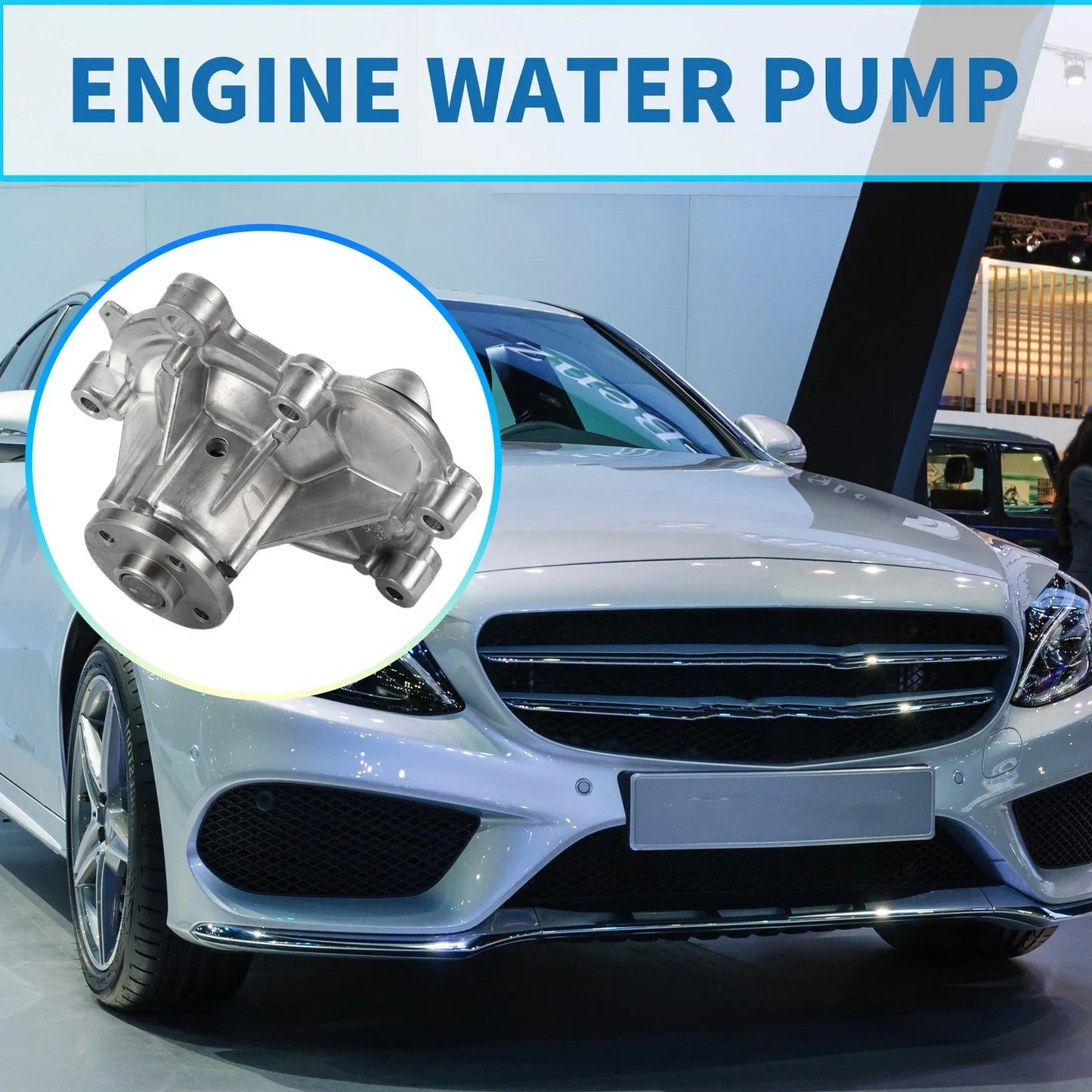 Water Pump for Mercedes-Benz C230 C250 (2003-2005)