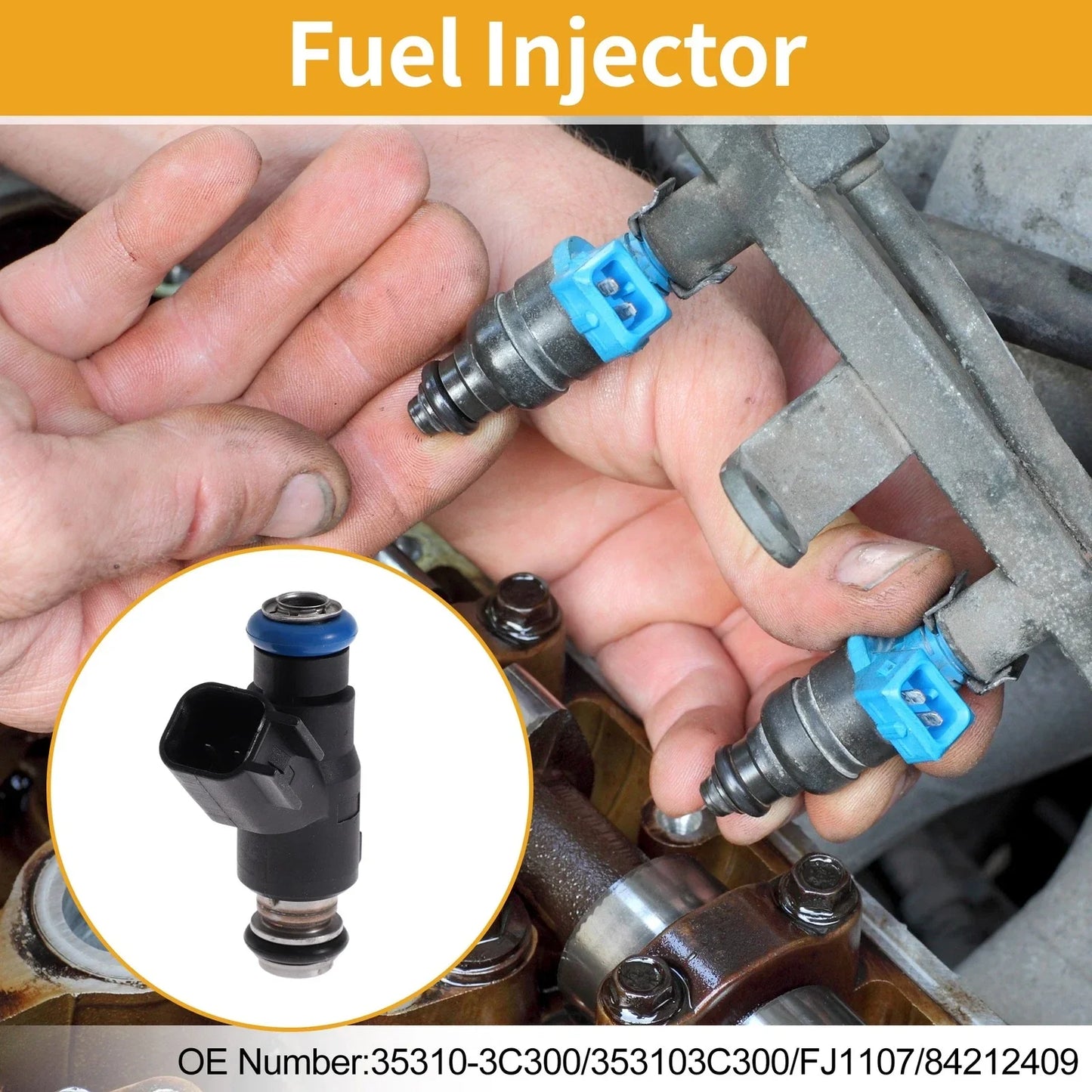 Fuel Injector 1 x No.35310-3C300 for Hyundai Genesis 3.8 (2010-2016)