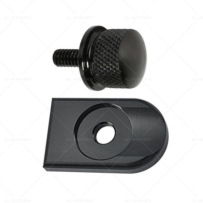 Seat Bolt Tab Screw Mount Nut Cover for Harley Davidson (1996-2023)
