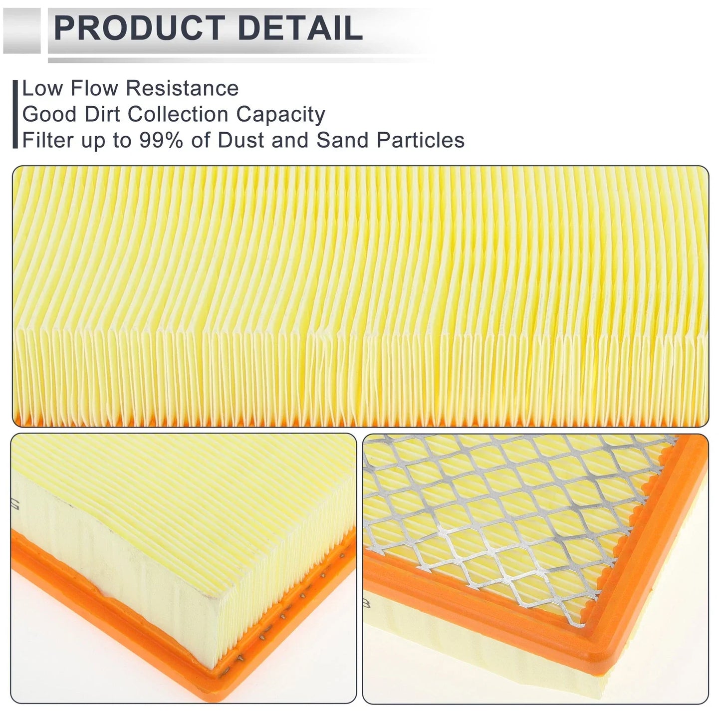 Engine Air Filter for Dodge Ram 1500 (2019-2023) - 1 x Replacement Part