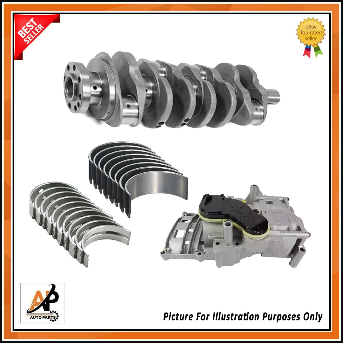 Crankshaft with Rebuild Kit for Hyundai Santa Fe 2.2 CRDi (2006–2023)
