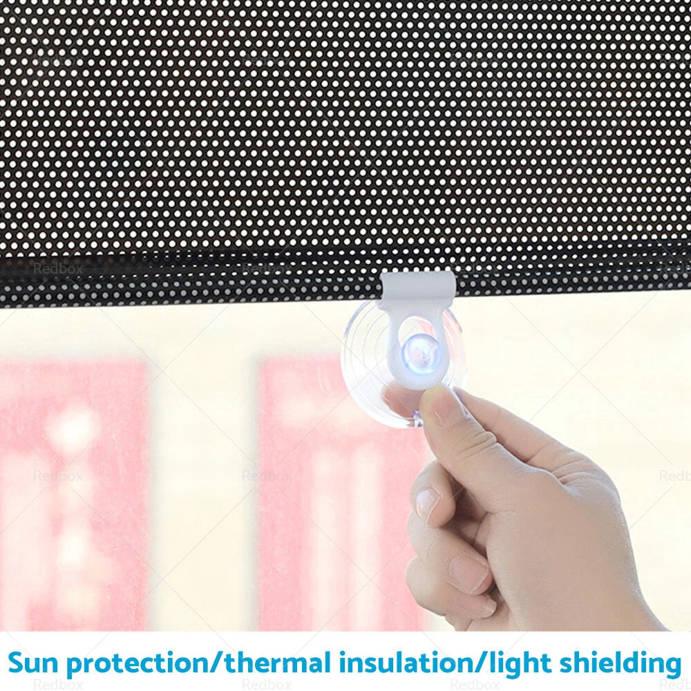 Retractable Front Rear Windshield Sun Shade for Car - UV Block (All Years)