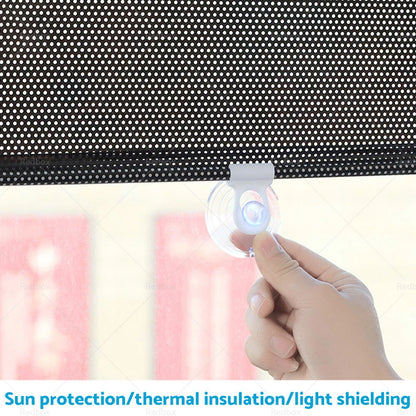 Retractable Front Rear Windshield Sun Shade for Car - UV Block (All Years)