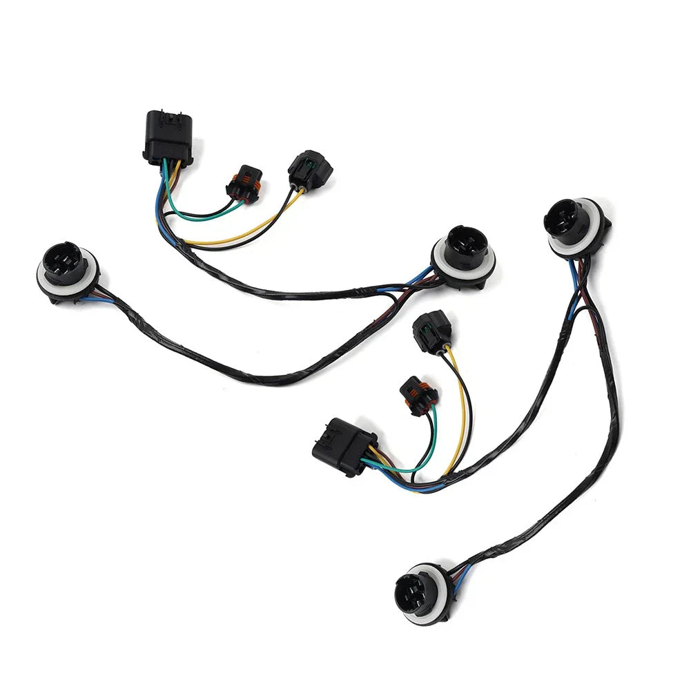 Headlight Wiring Harness Assembly Pair for Chevrolet Silverado, GMC Sierra (2007-2013)