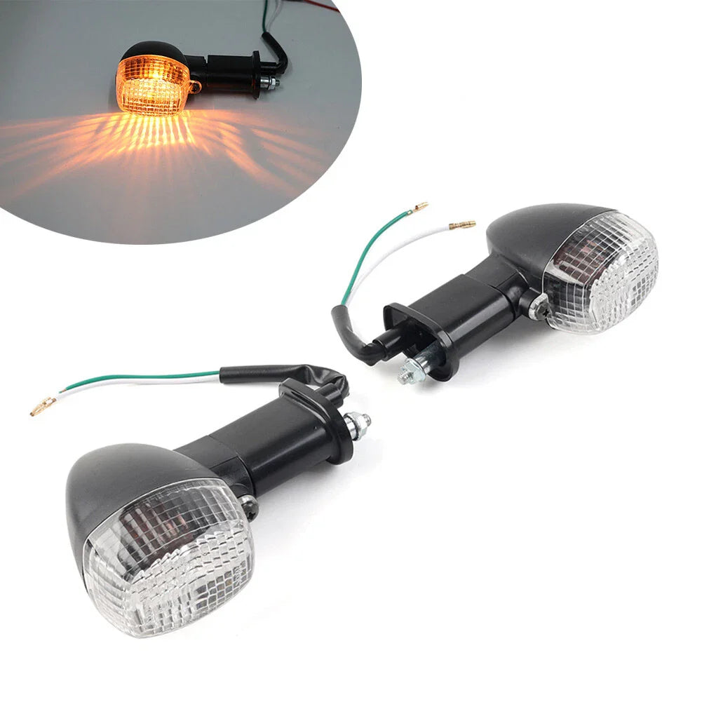 Clear Rear Turn Signal Lights for Kawasaki Ninja ZX6R ZX7R ZX9R ZX12R (2000-2009)
