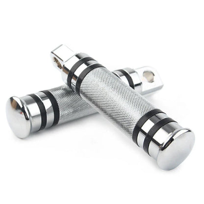 Chrome Aluminum H-D Male Mount Footpegs Footrests for Harley Davidson