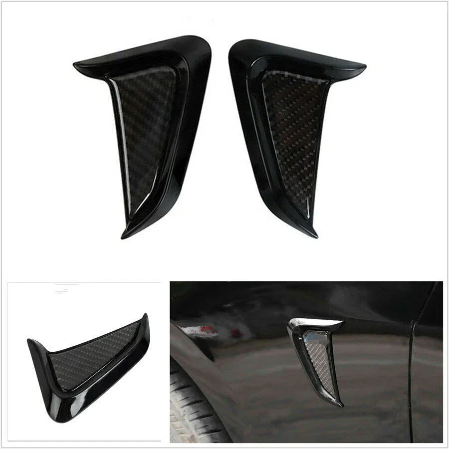 Sport Style Front Fender Side Air Vent Cover Trim for Car SUV