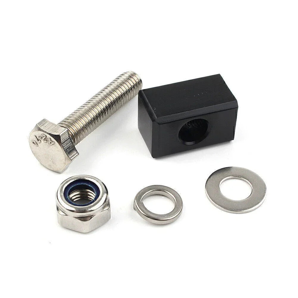 Headlight Mounting Block Bracket for Harley Custom Motor Black