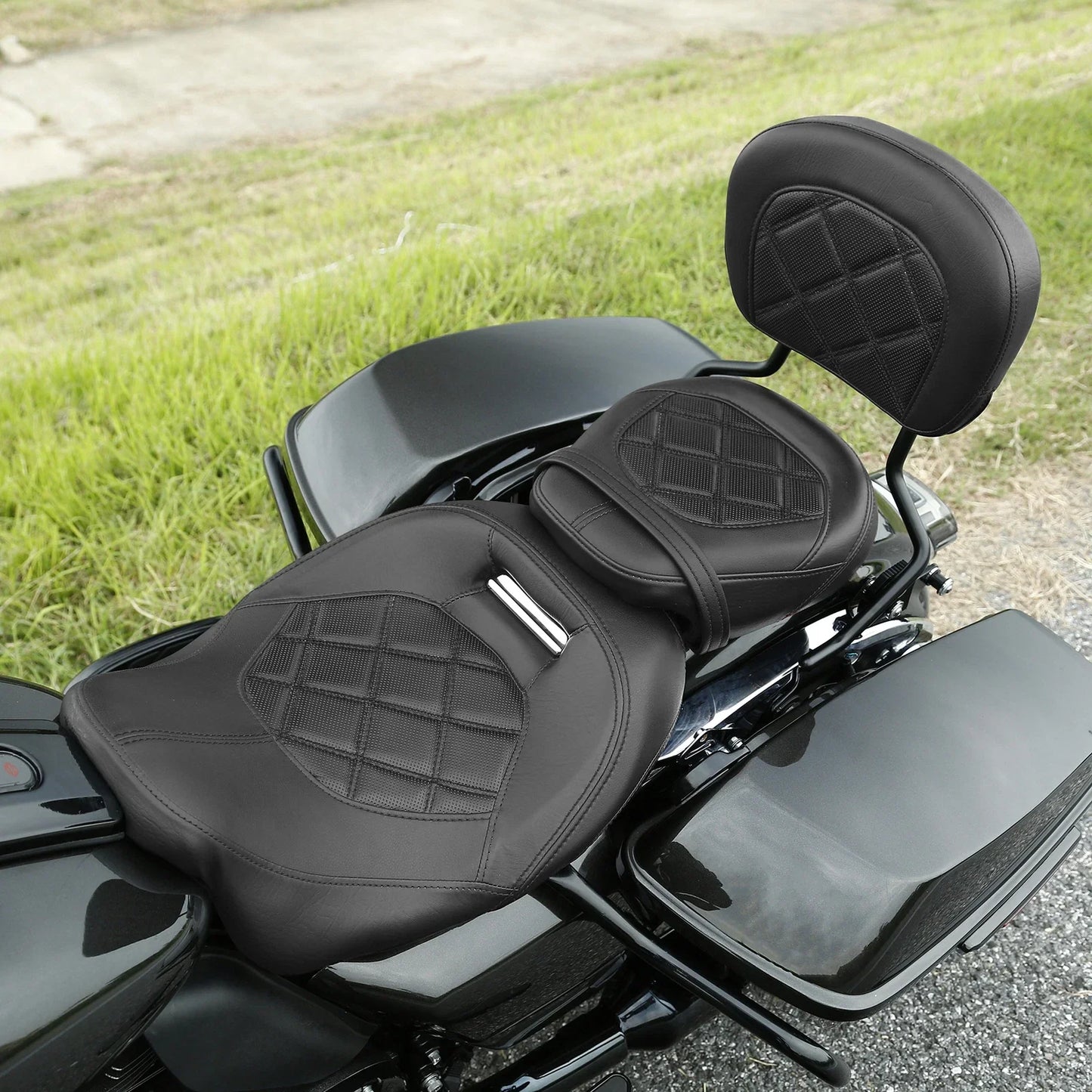 Driver Passenger Seat Pad for Harley Touring Electra Glide FLHT (2009-2023)