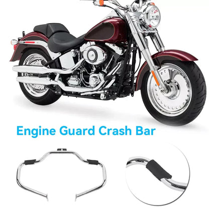 Chrome Engine Guard Highway Crash Bar for Harley Softail Fat Bob (2018-2023)