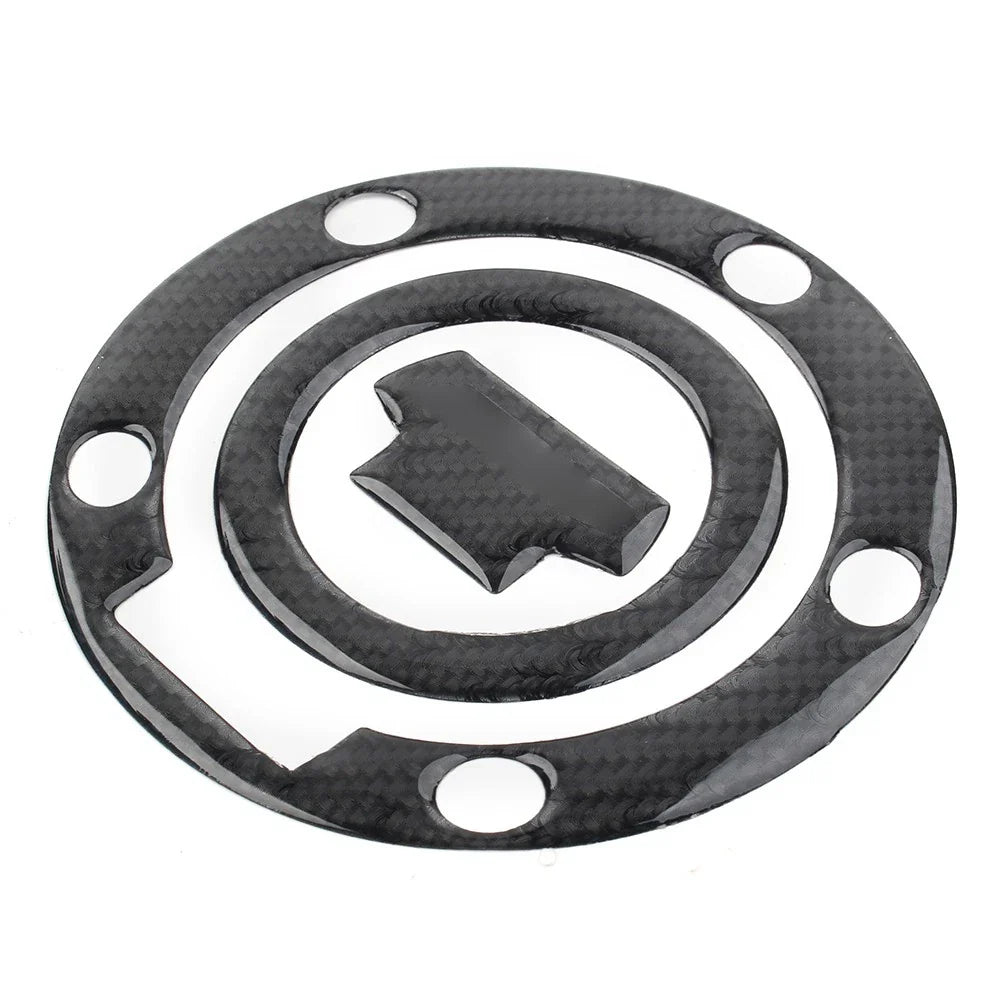 Carbon Fiber Gas Tank Decal Trim Fuel Cover Sticker for YZF-R6 (2006-2023)