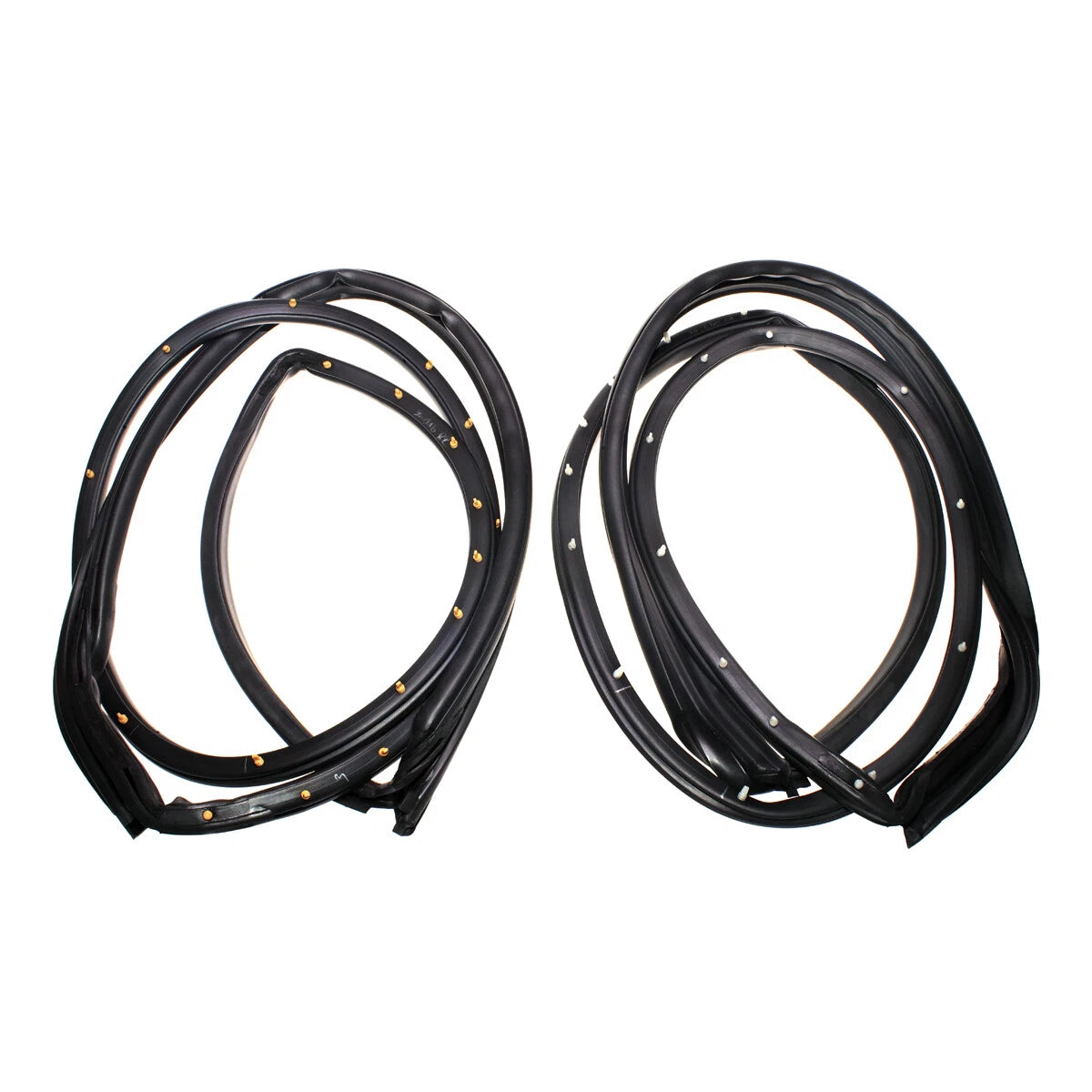 Rear Door Weatherstrip Seal Set for Honda Accord Sedan 1990-1993