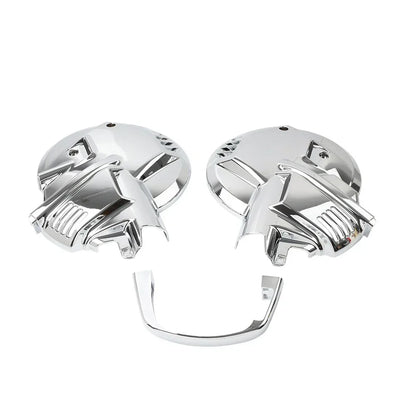 Front Brake Rotor Disc Covers for Honda Goldwing GL1500 88-00 Chrome