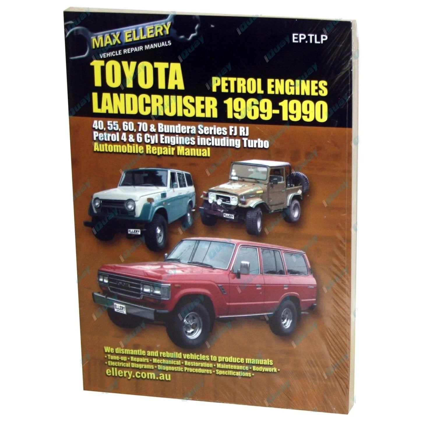 Workshop Manual for Landcruiser 40 60 70 Series Petrol (1969-1990)
