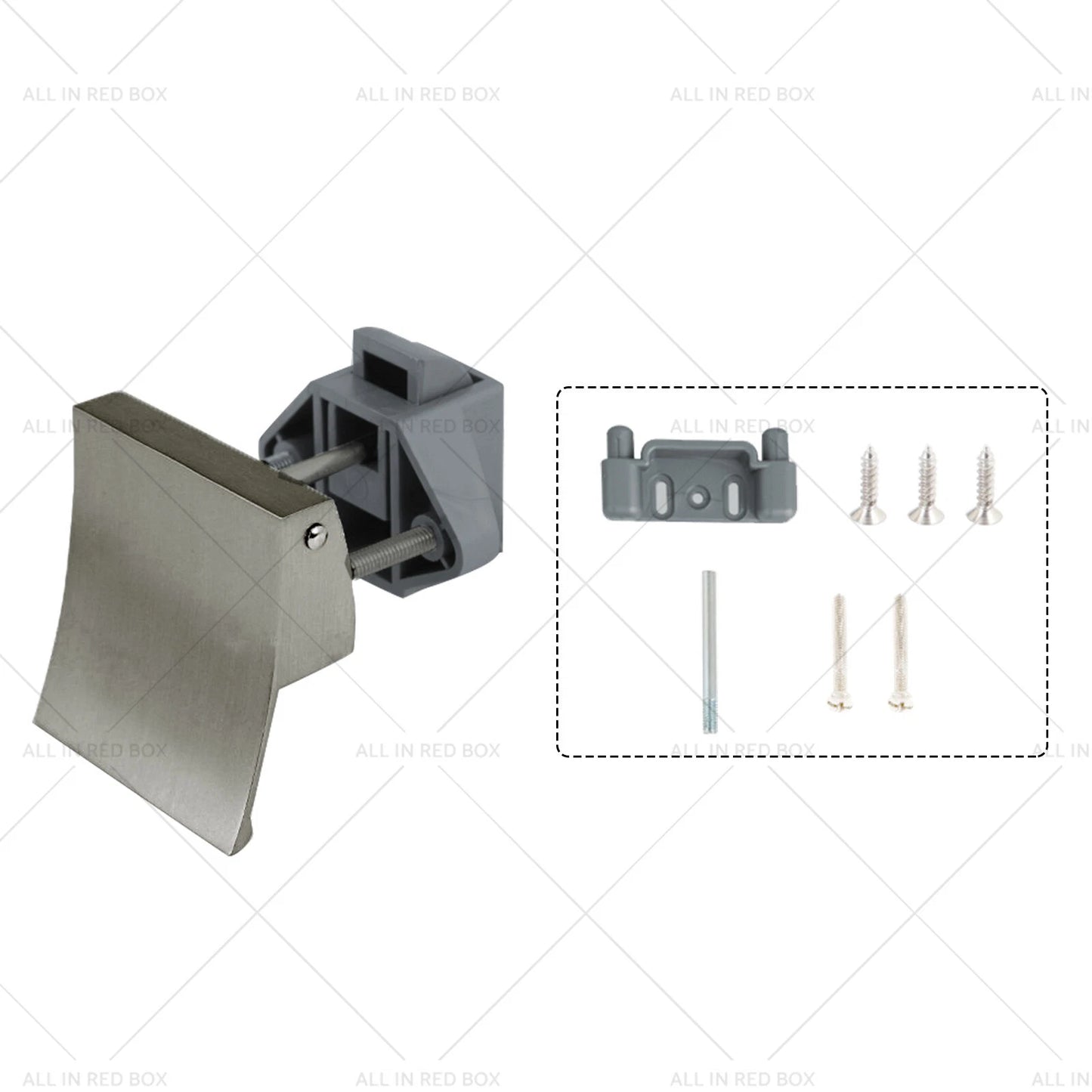 4 x Square Handle Push Locks for Caravan RV Marine Latch Knob