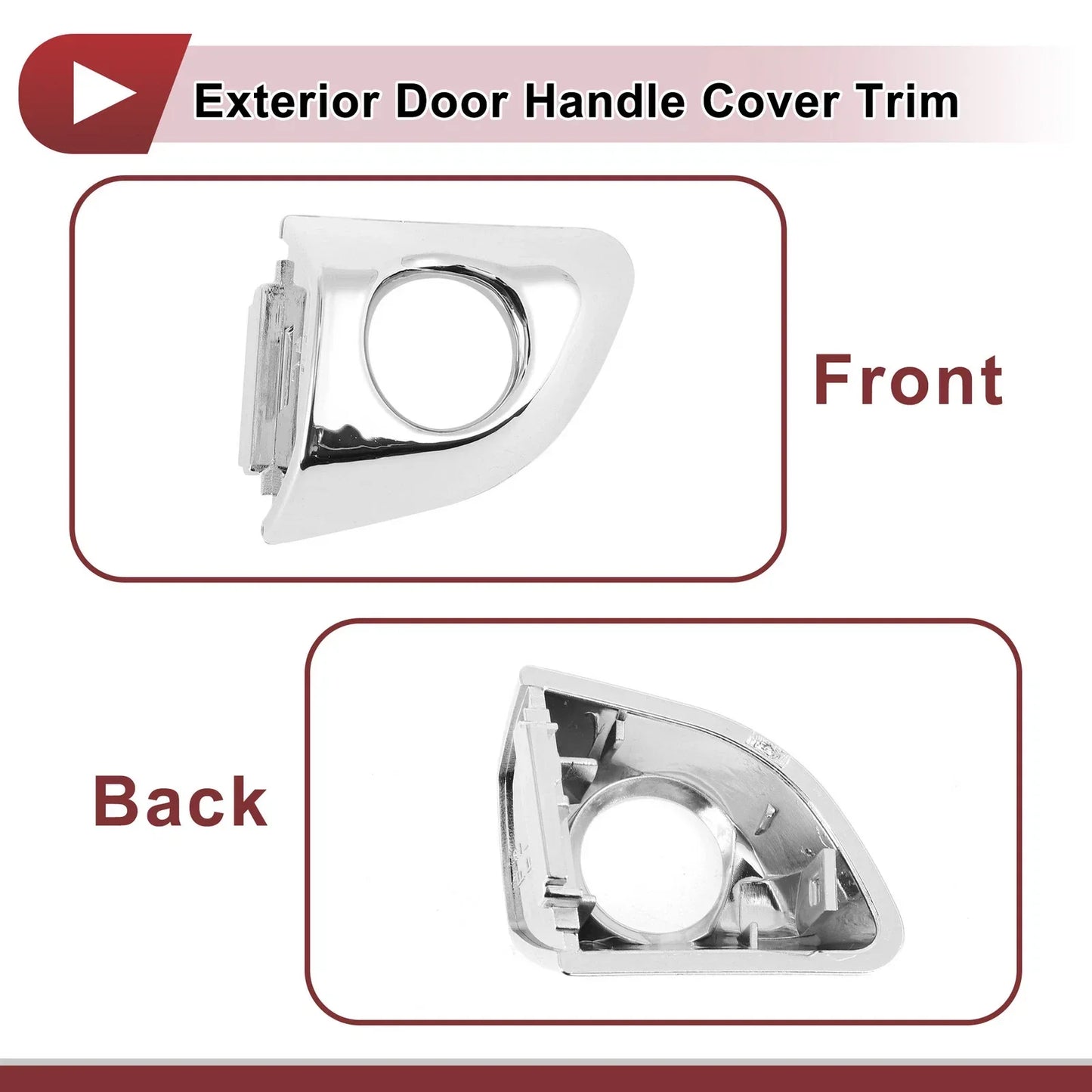 Exterior Door Handle Cover Trim for Hyundai Elantra (2020)