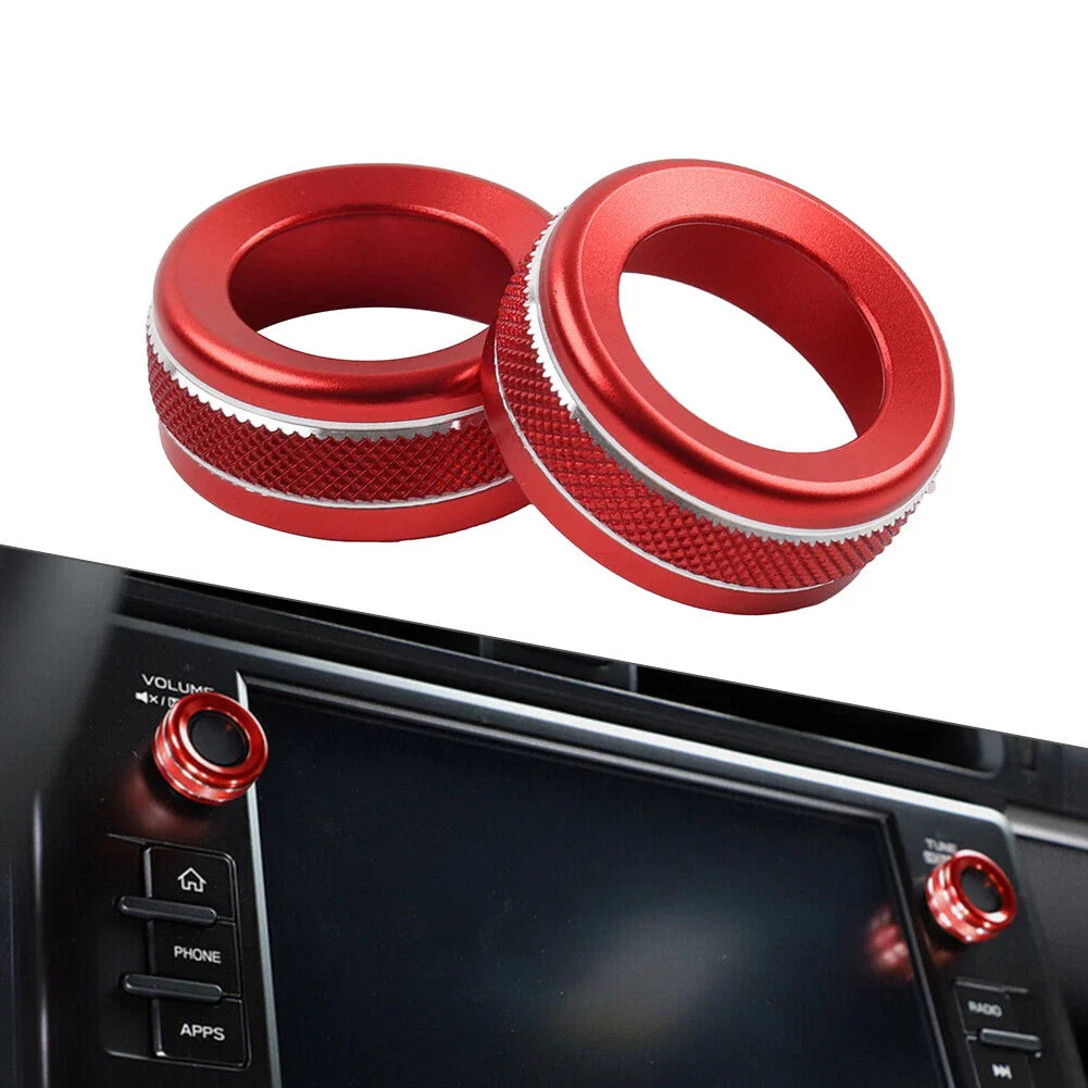 Red Center Console Volume Switch Knob Ring for Subaru BRZ, Toyota GR86 (21-24)
