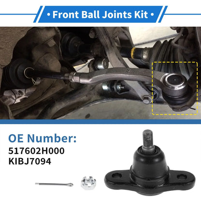 2 x Front Lower Ball Joints for Hyundai Elantra (2005-2011)
