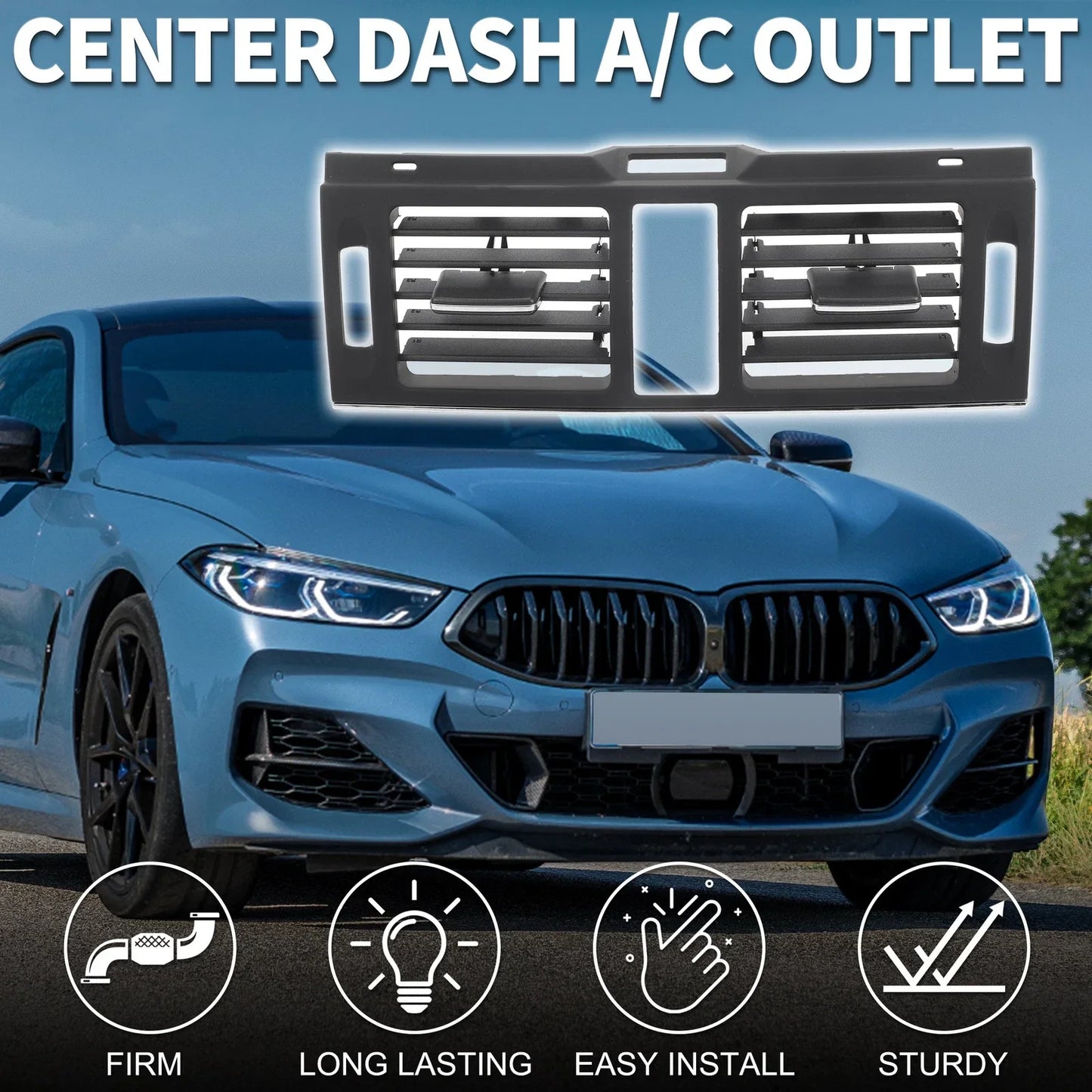 Air Vent Grille for Mercedes-Benz C350 2007-2014 - Durable Black Panel