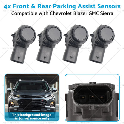 4 x Front & Rear Parking Assist Sensors for Chevrolet Blazer, GMC Sierra