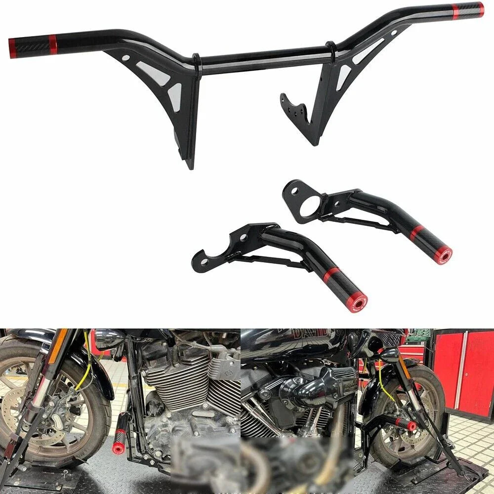 Engine Guard Crash Bar Frame Slider Set for Harley Softail (2018-2024)