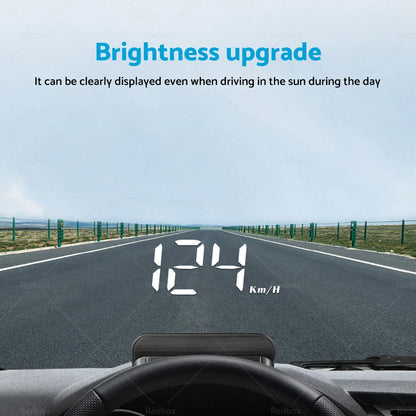 Universal HUD GPS Speedometer Digital Display for Car OBD2 II