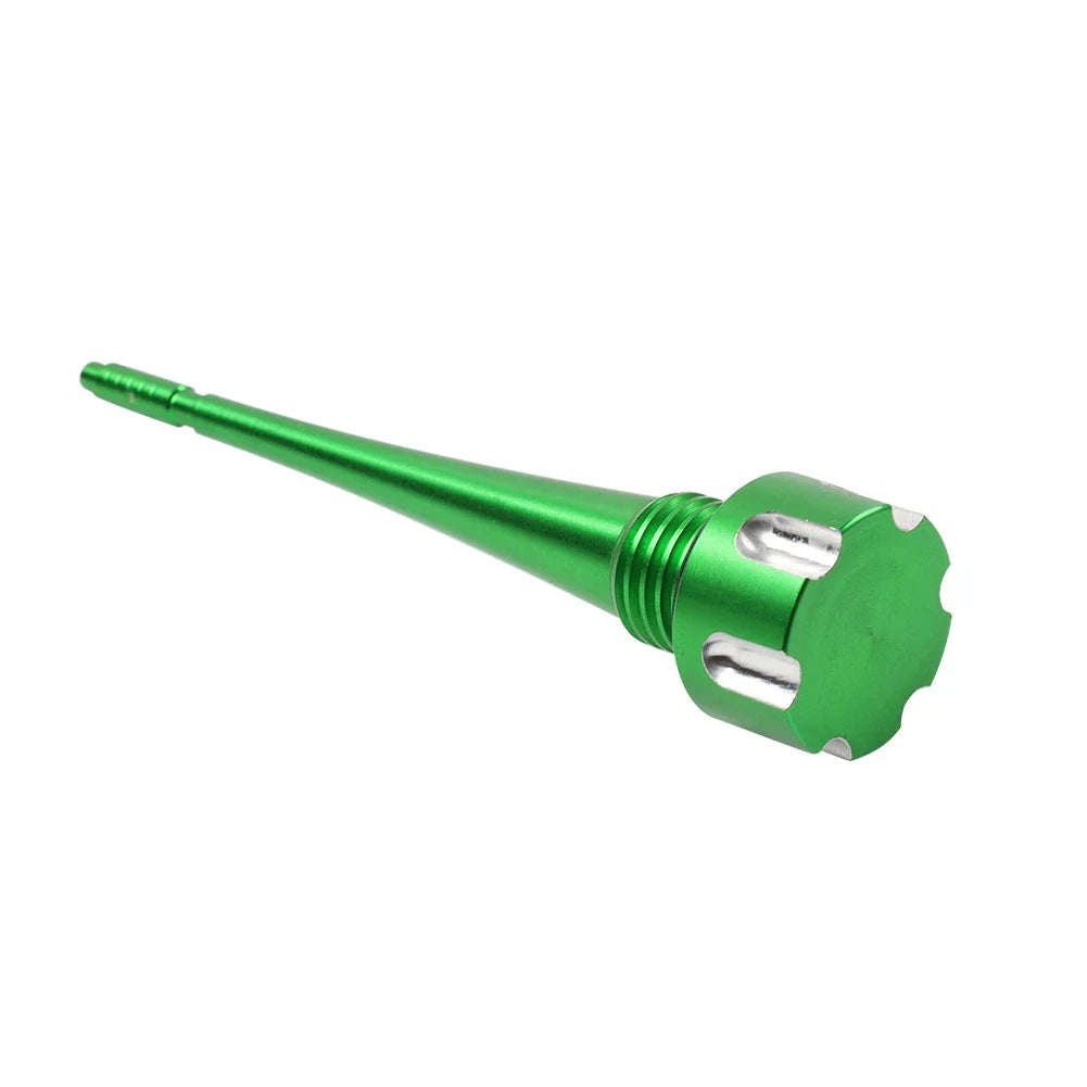 CNC Oil Dipstick Green for Lifan YX 125cc 140cc Engine Pit Dirt Bike