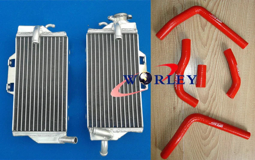 Aluminum Radiator & Hose for Honda CR125 CR125R (2005-2007)