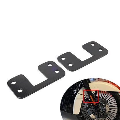 21" Front Wheel Mudguard Lift Bracket Adapters for Harley Road King, Street Glide (2009-2023)