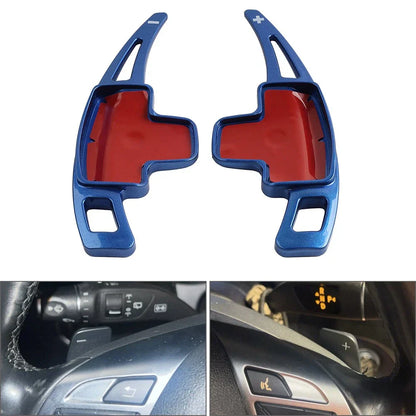 Blue Steering Shifter Paddle Extensions for Benz A B C E M R S CLA CLS GLA