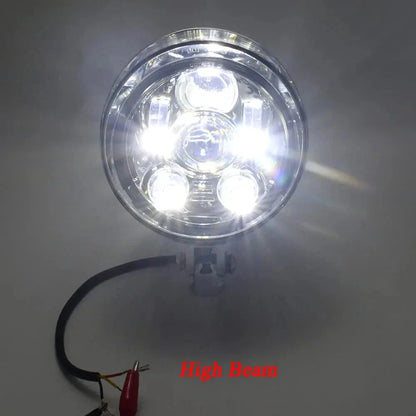 6'' Chrome LED Headlight for Harley Sportster Softail Chopper