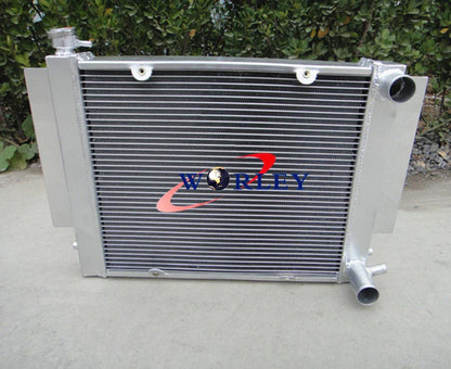 Aluminum Radiator + Fan for Mazda RX2 RX3 RX4 RX5 (1970-1978)