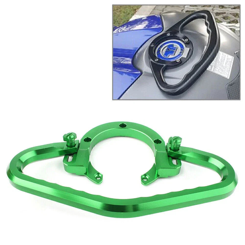 Green Tank Passenger Grab Bar Handle for Kawasaki Ninja ZX-6R ZX-10R ZX-14R