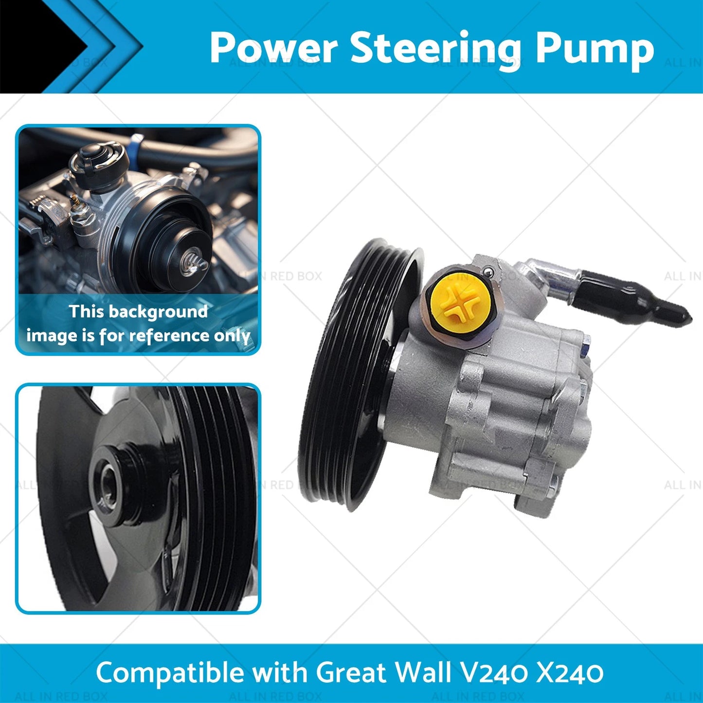 Power Steering Pump for Great Wall V240 X240 2.4L 4G69S4N Petrol (09-ON)