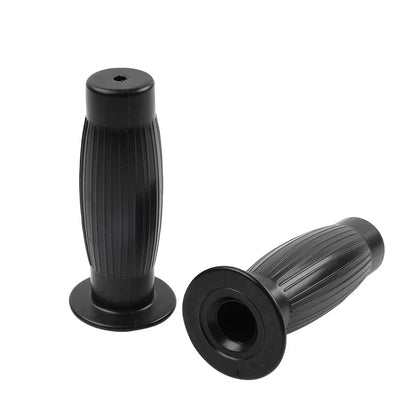 Universal 7/8" 1" Easy-Hold Hand Grips for Vintage Motorcycle Handlebars Black
