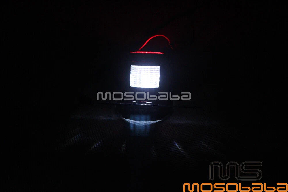 Red Tombstone Tail Light Brake Lamp for Harley Dyna Softail Sportster