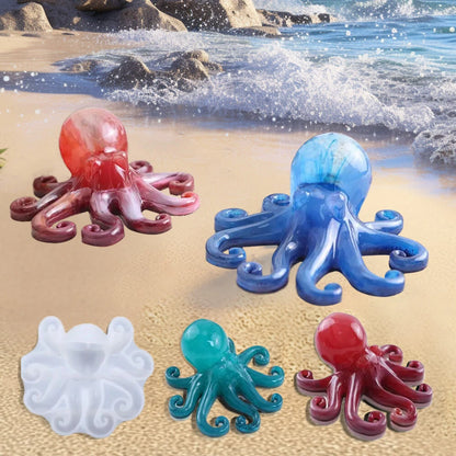 Octopus Silicone Molds for Epoxy Resin Casting Sea Animal Display