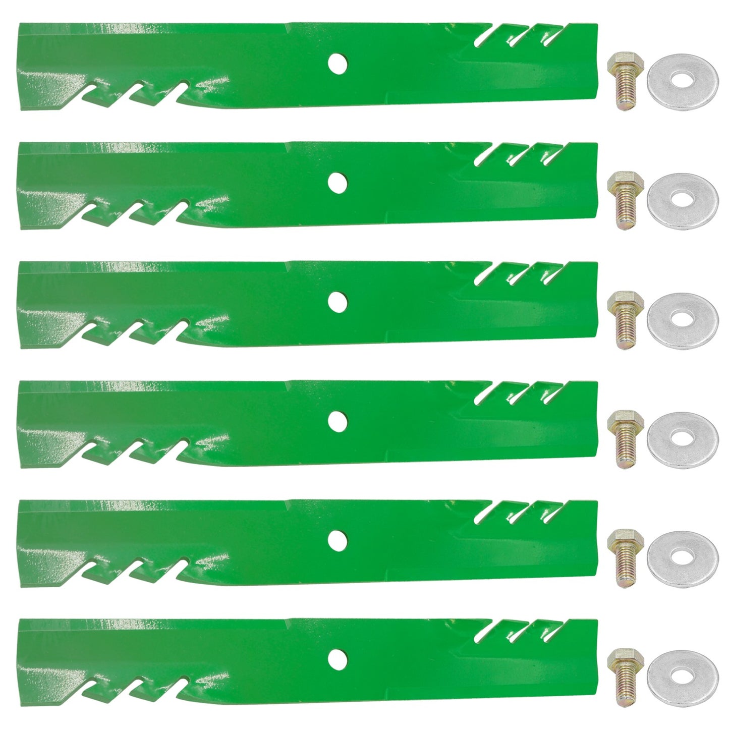 52 Inch Deck Blade with Bolt Replacement for Hustler (2000–2010)