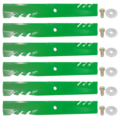 52 Inch Deck Blade with Bolt Replacement for Hustler (2000–2010)