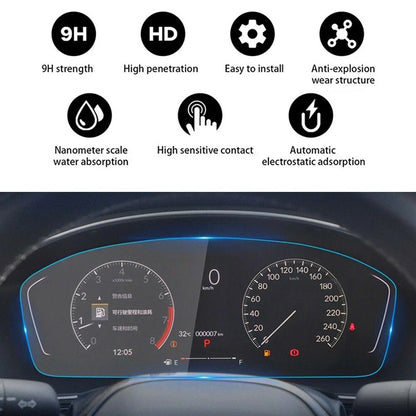 1pcs Dash Screen Protector Ultra Clear Anti Glare for Honda Civic (2022–2023)
